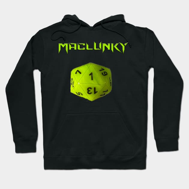 Maclunky D20 Hoodie by Crabbok